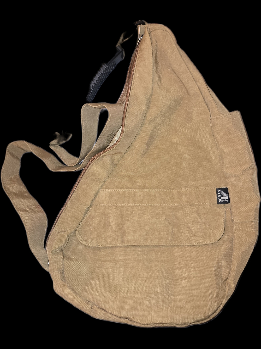 Ameribag Canvas Sling Bag in Tan